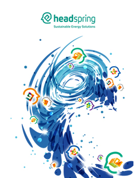 会社案内リーフレット