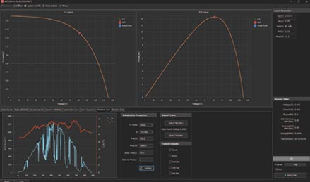 PV シミュレータ画面
